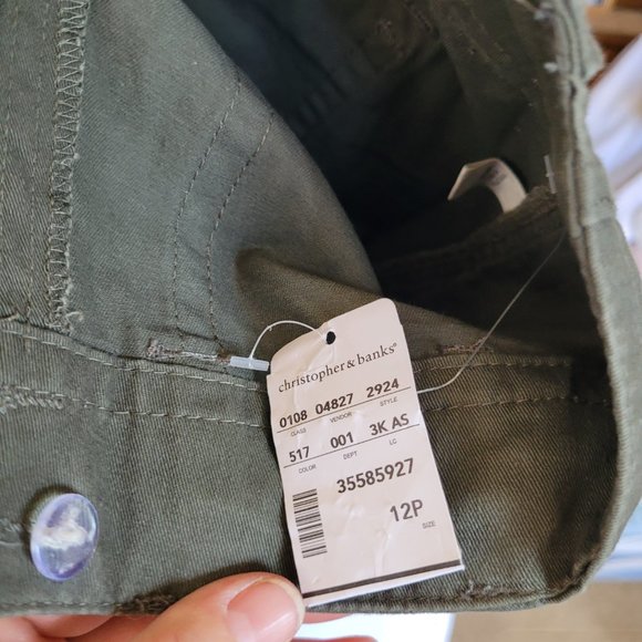 NEW Christopher & Banks Capri Jeans 12P (302) - Picture 9 of 9
